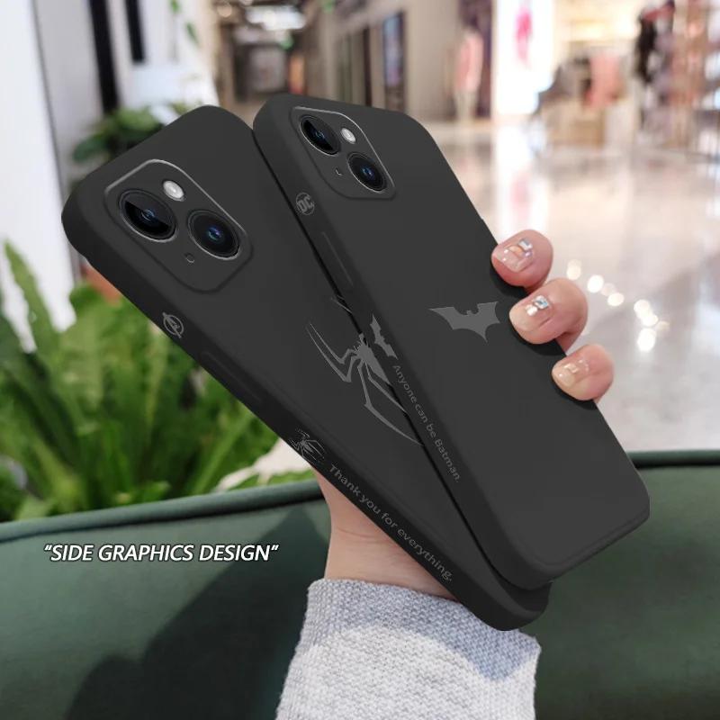 Spider Bats Phone Case For iPhone 16 15 14 13 12 11 Plus Mini Pro Max X XR XS SE2020 8 7 Phone Funda Super Hero