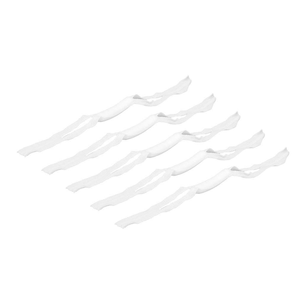 5 Stück Elastische Nasenbandage Hohe Absorptionsfähigkeit Externe Nasenbandage Verbandhalter für die Erholung nach der Operation Weiß