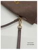 2025 Women's High-End Retro Matte Platinum Handbag: Trendy, Large Capacity Niche Underarm Commute Bag