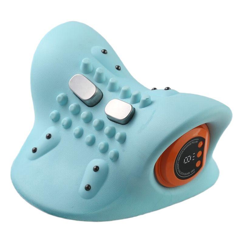 Good-Portable For Neck Massage Pillow, 3 In 1 For Neck& Shoulder Heating Relaxer For Home,Office Use