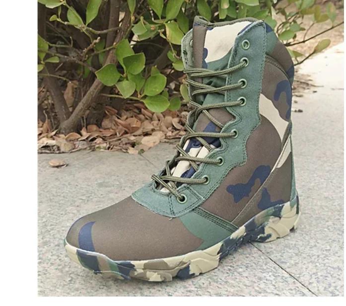Camouflage Men Boots Work Safty Shoes Men Desert Boots Autumn Winter Special Sport Ankle Boots for Men Male Zapatos Hombre