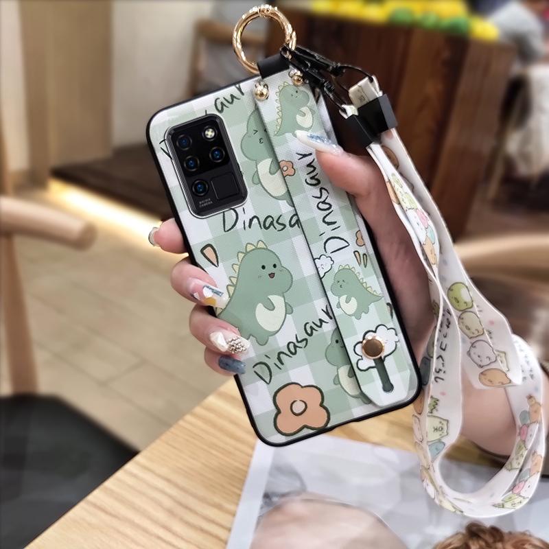 Fashion Design Protective Phone Case For Oukitel C21 Anti-knock Ring Anti-dust Soft Case Cute Cartoon Waterproof Durable