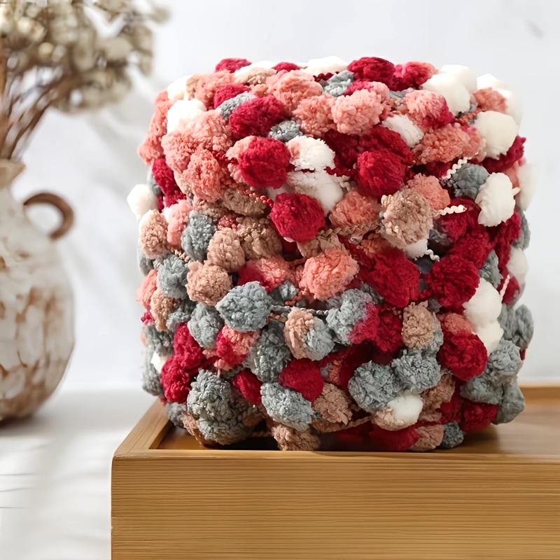 100g Space-Dyed Garment Accessories Mixed Color Handmade Crochet Knitting Weaving Thick Yarn Plush Multi-Color