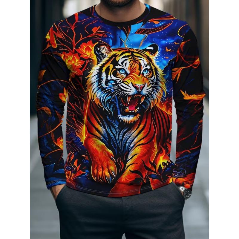 Men's Long Sleeve T-Shirt Casual Fashion