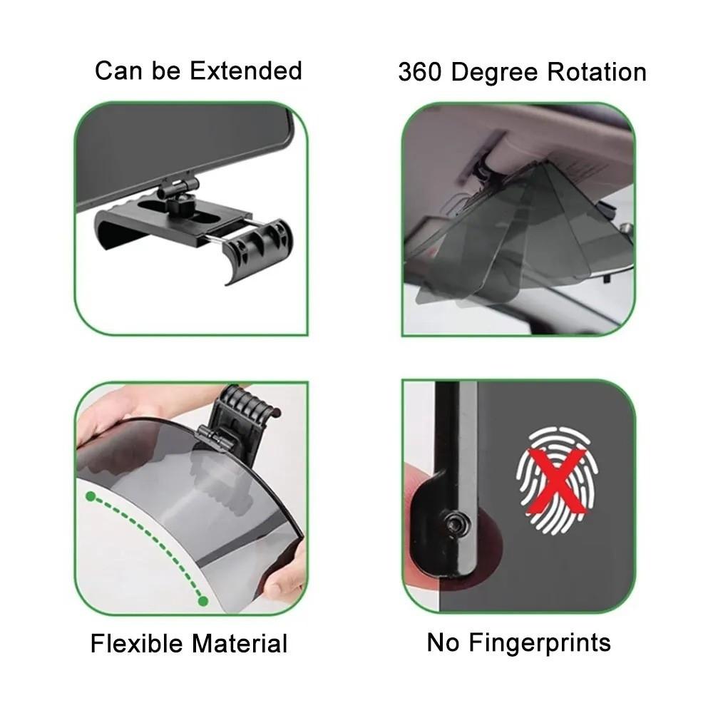 Large Car Sun Visor Extender Polarized Antiglare Sun Blocker  Auto Accessories