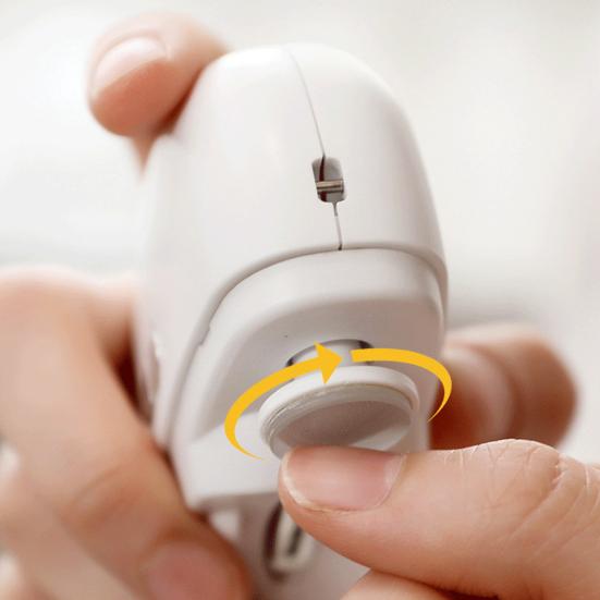 Portable Electric Nail Clipper Kids Adults Seniors Manicure File Fingernail Cutter Polisher Automatic Baby Nail Trimmer with LED Light