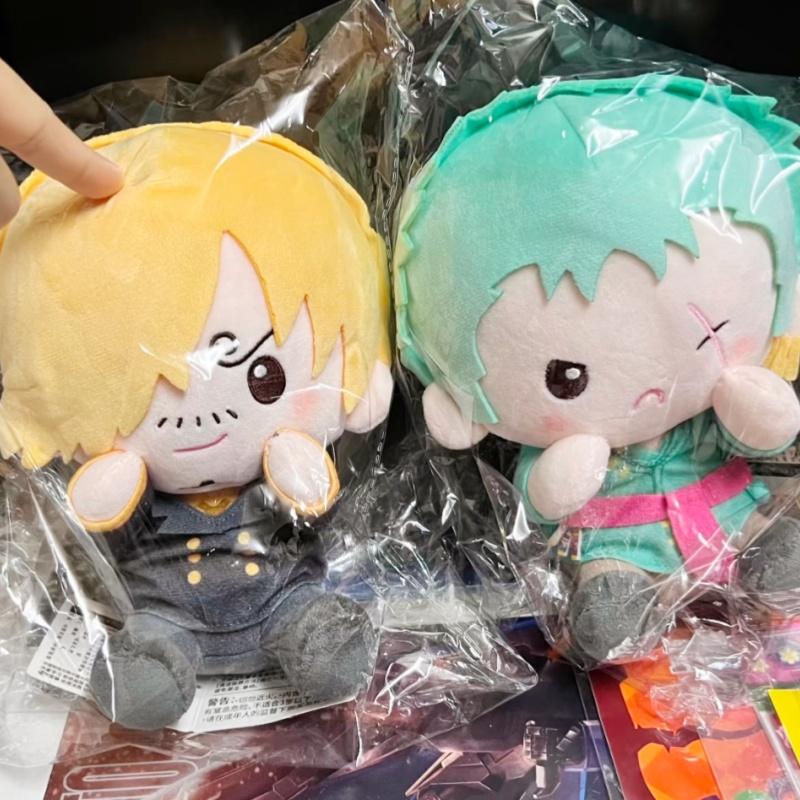 In Stock Regular Series Monkey D. Luffy Plush Doll Roronoa Zoro Q Version Anime Figure Sanji Model Ornament Plush Toys