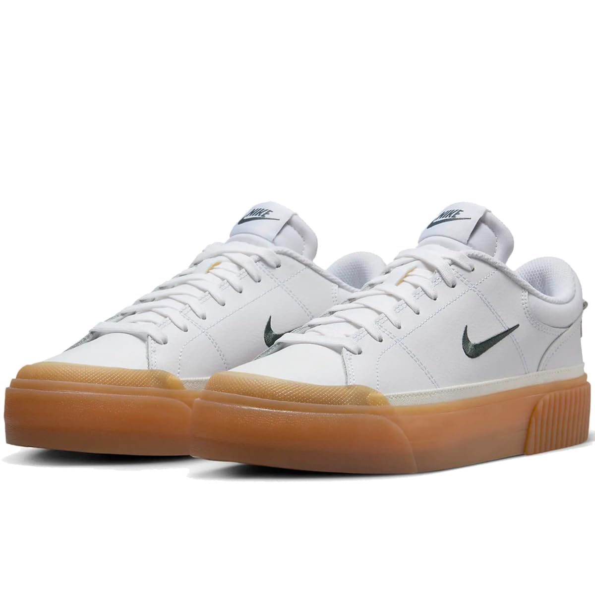 Nike Court Legacy Lift Size W, White/Gum Yellow/Sail/Vintage Green, FV5526-100, Japan, 26.0cm