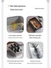 Extra Large Stainless Steel Top-Entry Cat Litter Box - Anti-Splash, Anti-Leakage, Semi-Enclosed Design