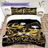 WU TANG Pattern Bedding uilt Set uilt Cover Pillowcase Home Decoration Birthday Gift (1 * duvet cover + 2 * pillowcase  without core)102