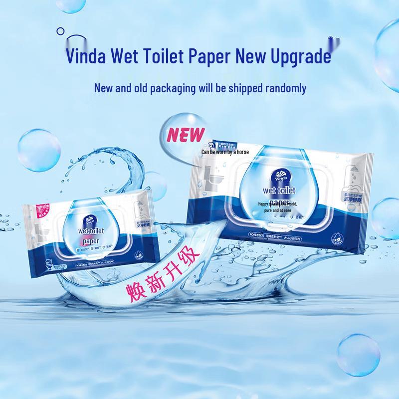 Vinda Flushable Wet Wipes for Adults