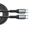 Portable 100W Nylon Braided USB C Cable Double Male End Type C Data Cord for Various Use in Office Home or Travel