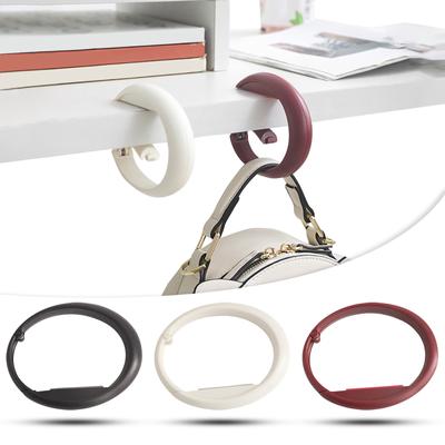 (brisand) Appendiabiti portatile, supporto per appendiabiti da tavolo con gancio per borsa pieghevole, gancio da tavolo antiscivolo senza perforazione