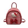Fashion Plaid Boys And Girls Backpack Mini Cute Kindergarten Baby Small School Bag Children'S Backpack
