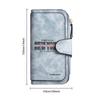 Stylish Long Wallet Casual Portable Large Capacity Card Holder Daily Use Purse