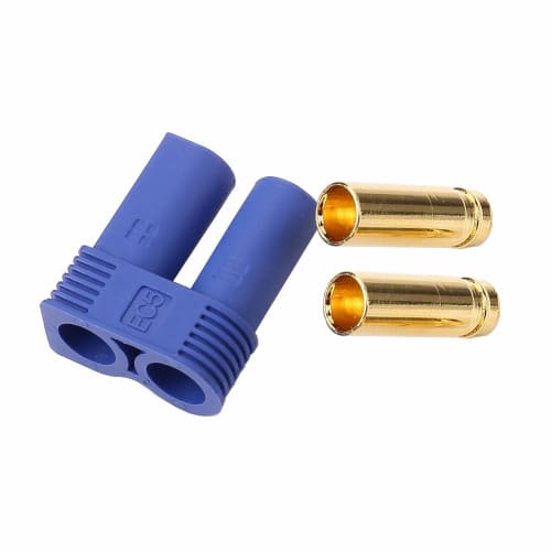 GTIWUNG 10 Pairs EC5 Banana Plug Bullet Connectors, Female and Male, Gold-Plated 5mm Terminals, Nylon Plastic Case, Male and Female Bullet Connectors