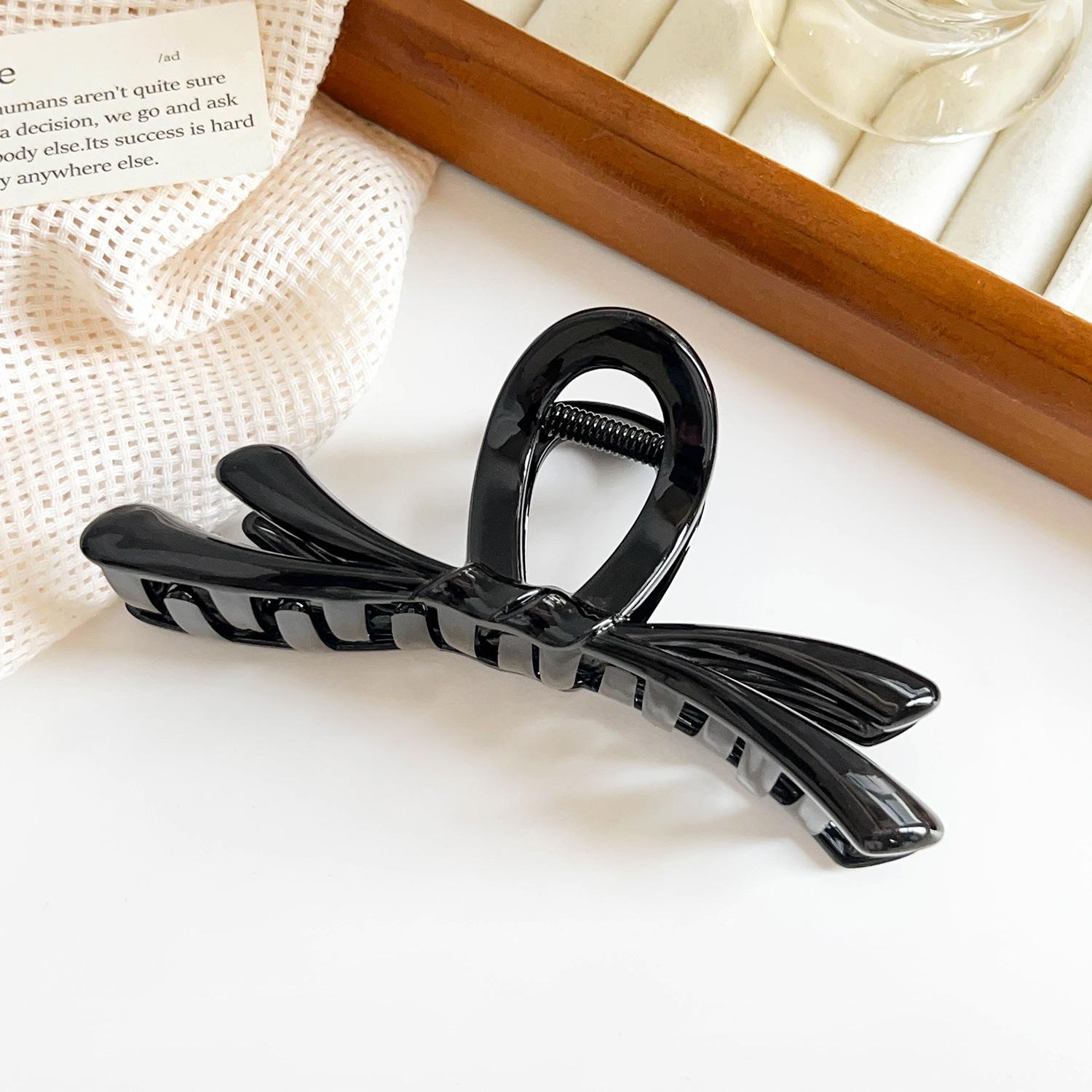 

Корейская большая лента-бант для волос, заколки-крабы для женщин и девочек, милая акриловая заколка для волос в виде акулы, шпилька для волос, аксессуары для волос «конский хвост»