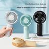 Tragbarer Schreibtischventilator USB wiederaufladbar Make-up Wimpernkühler Neue Taschen-Handventilatoren Büro Reise