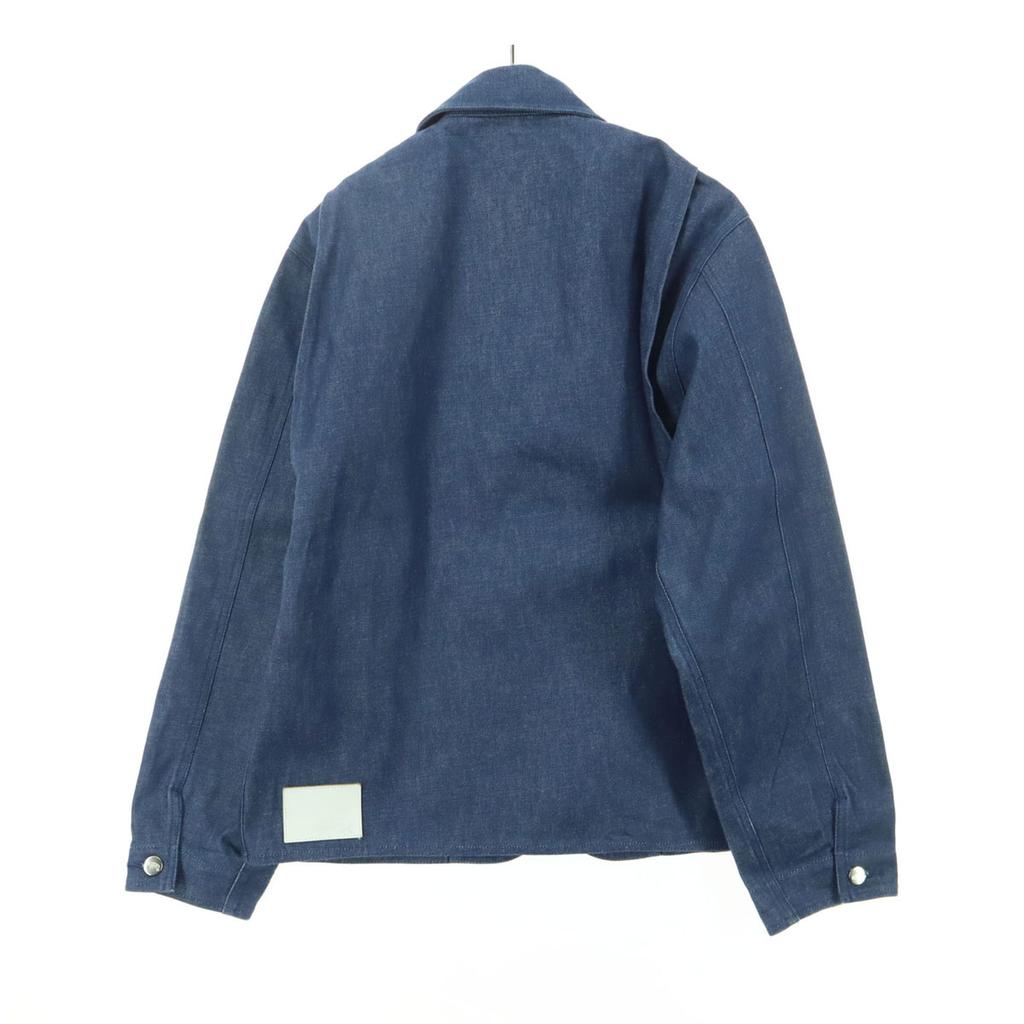 ciatre Long sleeve Full zip Denim Jacket L Blue Men's Used