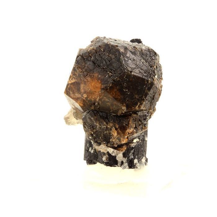 Pierres et Minéraux. Grenat + Tourmaline. 156.0 ct. Sahanivotry Manandona, Madagascar.