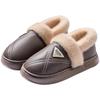 Men's 2025 Waterproof Winter Slippers: Thick-Soled, Fleece-Lined, Anti-Odor Cotton Shoes for Outdoor Wear