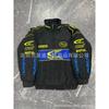 Vintage F1 Racing Embroidered Jacket Cotton Padded Motorcycle Riding Baseball Coat Unisex