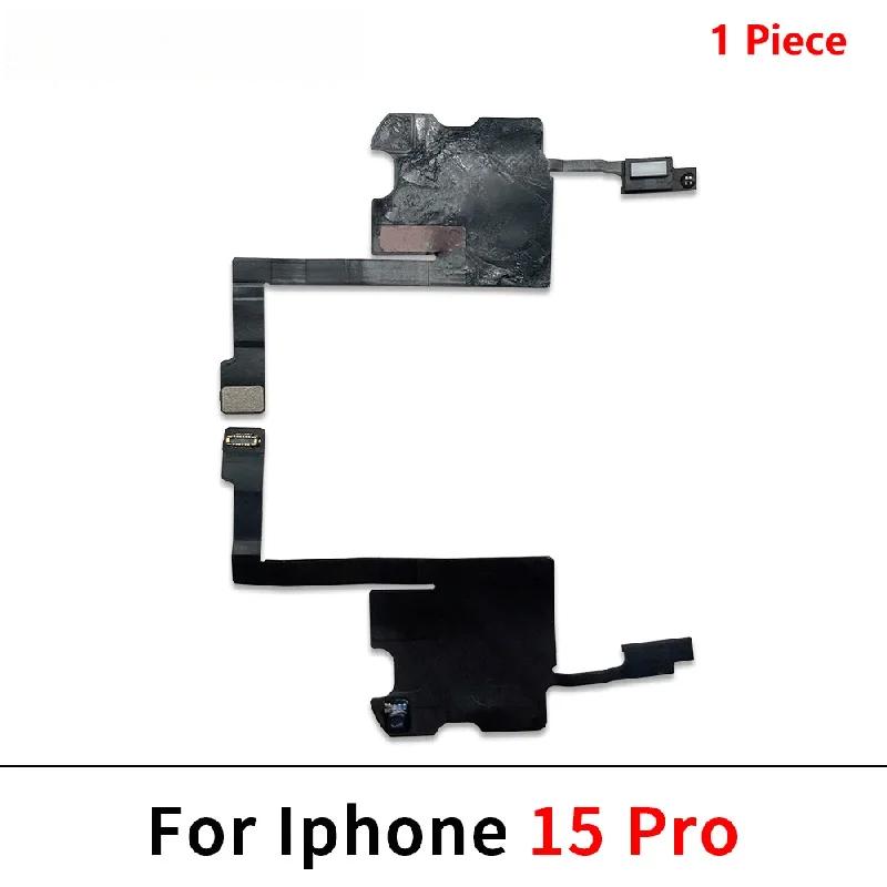 Front Ear Earpiece Speaker Proximity Light Sensor Flex Ribbon Cable for iPhone 13-16 PM with Mic Ear Speaker Ribbon Repair Parts