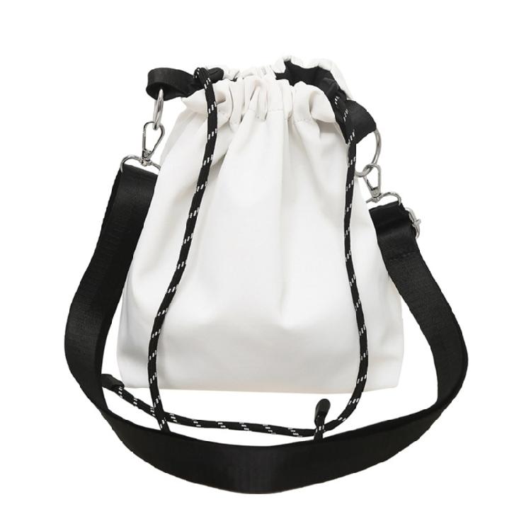 Stylish Women s Messenger Bag Drawstring Shoulder Bag Nylon Crossbody Bags