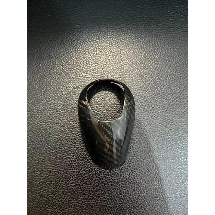 Real Dry Carbon Fiber Gear Shift Knob Cover for BMW E90 M3 E60 M5 M6