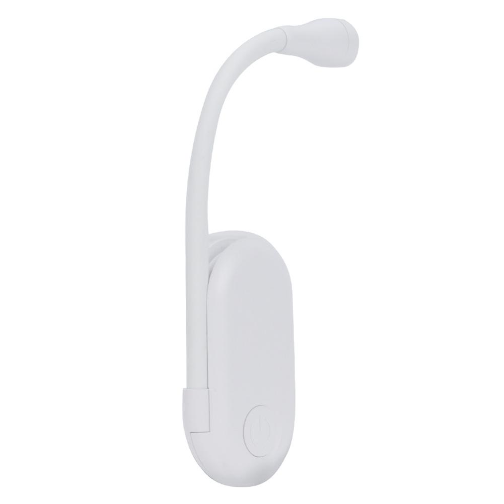 ABS Mini Rechargeable Reading Light Eye-Care Reading Light For Books In Bed Flexible Gooseneck Clip On Light For Book Lovers