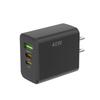 Carregador de Parede Cubo USB C de 40W Plugue de Tomada Bloco de Carregamento Rápido 2 Portas Tipo C 1 Porta USB A para Celular Tablet Laptop