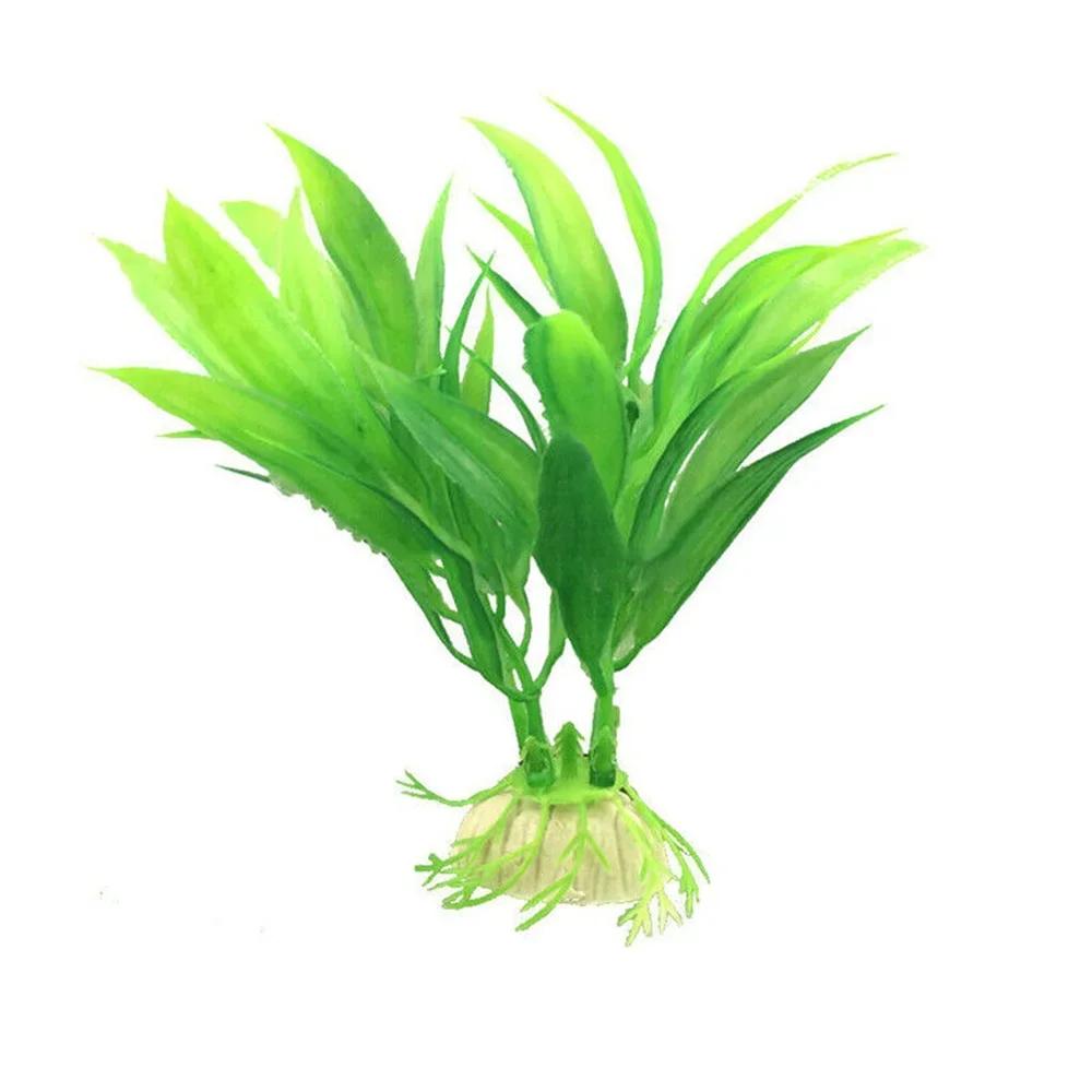 5pcs Aquarium Artificial Plants Decor Plastic Aquatic Plants Grass for Fish Tank Decoration Home Aquarium Accessories