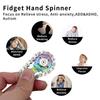 Metall Handspinnare Kedjeredskap Metal Fidget Spinner Vuxen EDC Fidget Toys Fokus ADHD Verktyg Kontor Stressavlastningsleksaker