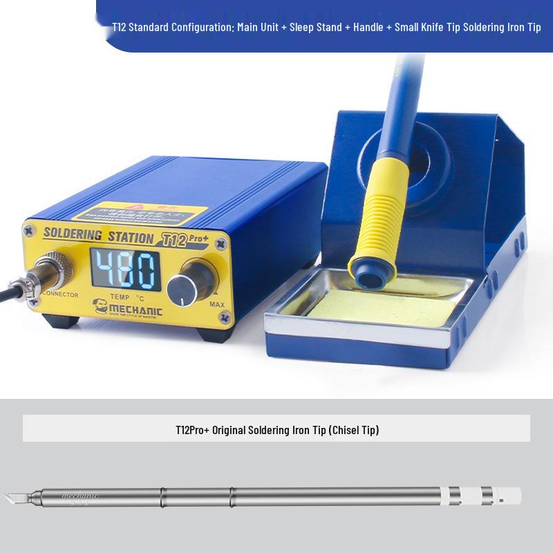 

Repairman T12Pro+ Smart Soldering Station with Fast Heating & Adjustable Temperature Control for Phone Repair