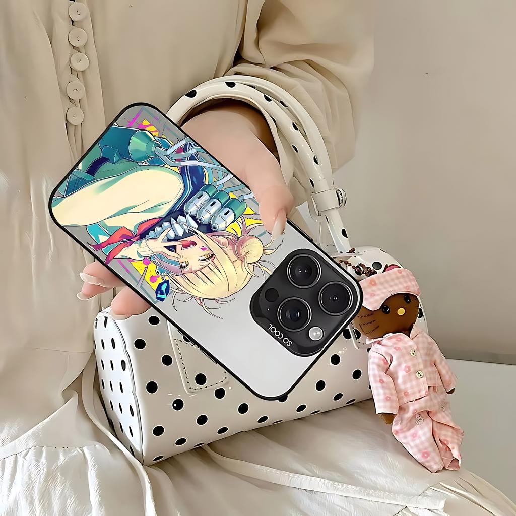 Anime Himiko Toga Cartoon Phone Case For iPhone 17 16e 16 15 14 13 12 11 Mini Pro Max XR XSMAX 8 7 Air Plus Anti Fall Back Cover