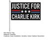 RIP Charlie Kirk Flag A True Patriotic Commemorative Flag 3×5FT Outdoor Double Sided Banner for Garden Patio Balcony Fence Decor
