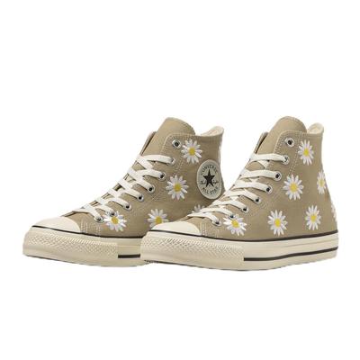 All Star Daisy Flower HI Size Cm (R) Sneakers, Beige, 24.5