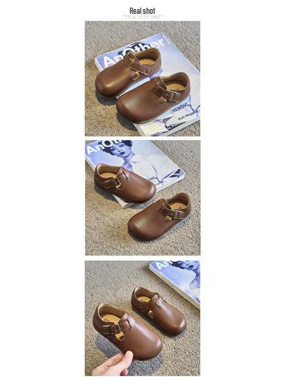 Retro Britischer Stil Samt Warme Weiche Sohle Schuhe für Kinder 3-9 Jahre - Unisex Kleinkind Fußbekleidung 2025