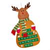 Festival Christmas Tree Countdowns Calendar Elegant Wall Mounted Christmas Tree Countdowns Calendar for Holiday Decors