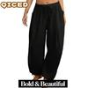 Women's Fashion Casual Solid Color Print Pants & Capris