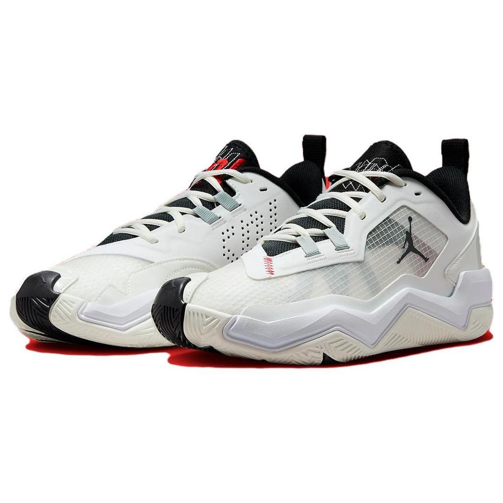 Pánské tenisky Air Jordan One Take 4 Sail Black Krémová Vlčí šedá Výzvově červená DZ3338-106