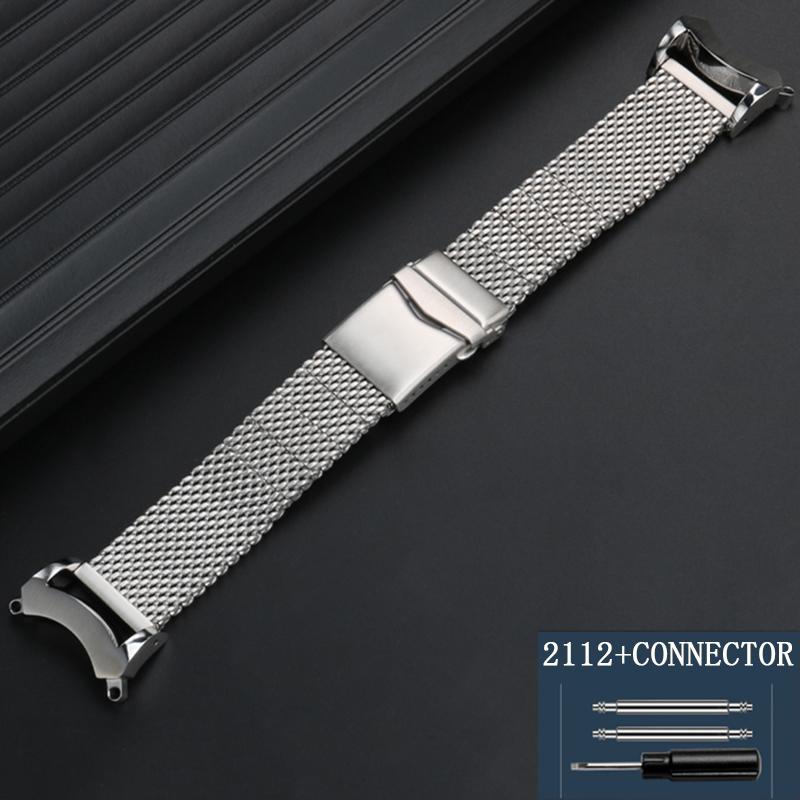 Voor Citizen BJ8050-08E/BJ8050 herenhorloge massief speciale connector bandaanzet converter aangepast Hoge kwaliteit Roestvrij staal band