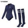 LAGCEN Womens Full Body Neoprene Wetsuit Scuba Diving Snorkeling Surfing Water Sports Warm Thermal Protection