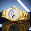 Men's Luxury Luminous Waterproof Automatic Watch Stainless Steel Strap High-Quality Business Sports Skeleton Mechanical Watch
