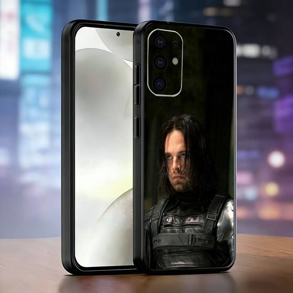 B-Bucky Barne-Winter S-Soldier Phone Case For Samsung S25,S24,S21,S22,S23,S30,Ultra,S20,Plus,Fe,Soft Silicone Black Cover
