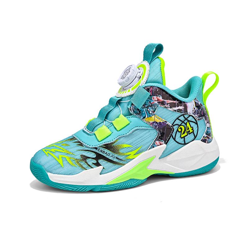 

Кроссовки для бега с мягкой подошвой, нескользящие и амортизирующие, для студентов, для детей, дышащие, сетчатые, синие, кроссовки с вращающимися кнопками 35