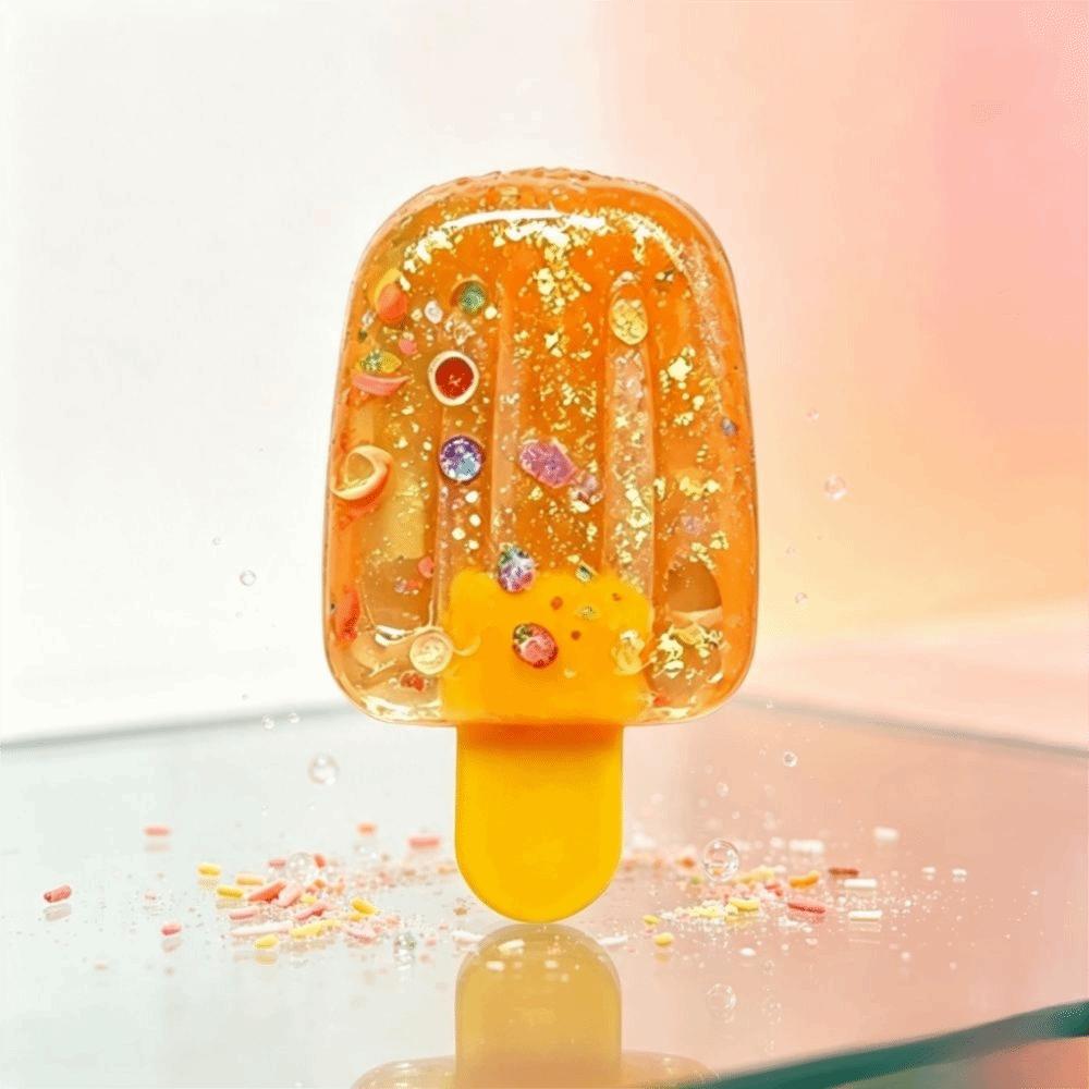 Soft Popsicle Squishy Toys Transparent Reduce Anxiety Toy Fidgets Toy Reduce Pressure Toys Gifts