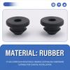 A78U 100PCS Cable Railing Rubber Grommets for 1/8Inch 5/32Inch 3/16Inch Cable for Metal Cable Railing Posts,Cable Railing Kit