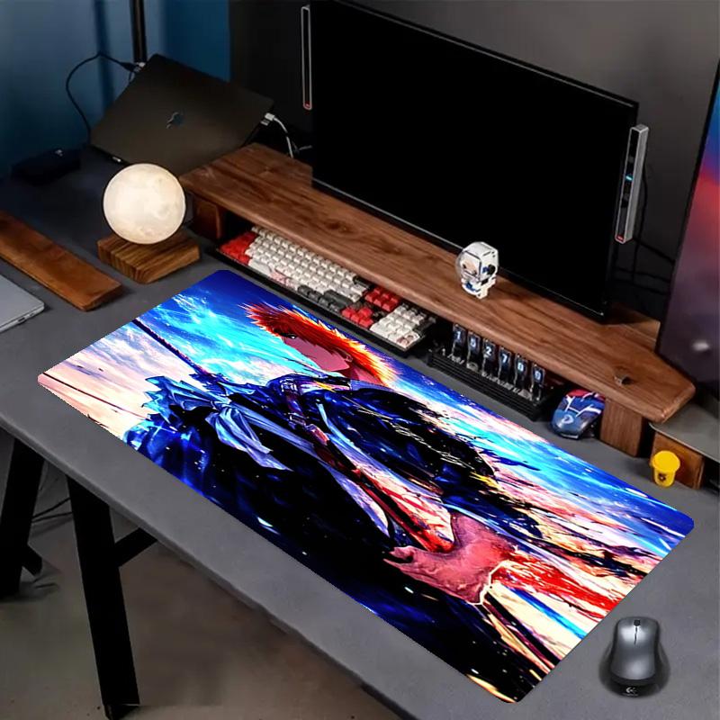 BLEACH Print Mauspads, Anti-Rutsch Desktop Tastaturmatte, für PC Laptop Gaming Arbeiten Tägliche Nutzung, Cooles Festival Überraschungsgeschenk