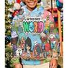 Bluza Toca Life World Kawaii Z Nadrukiem 3D Wysokiej Jakości Bluza z Nadrukiem Kreskówkowym dla Dzieci Moletom na Jesień/Zimę Ubrania Dziecięce